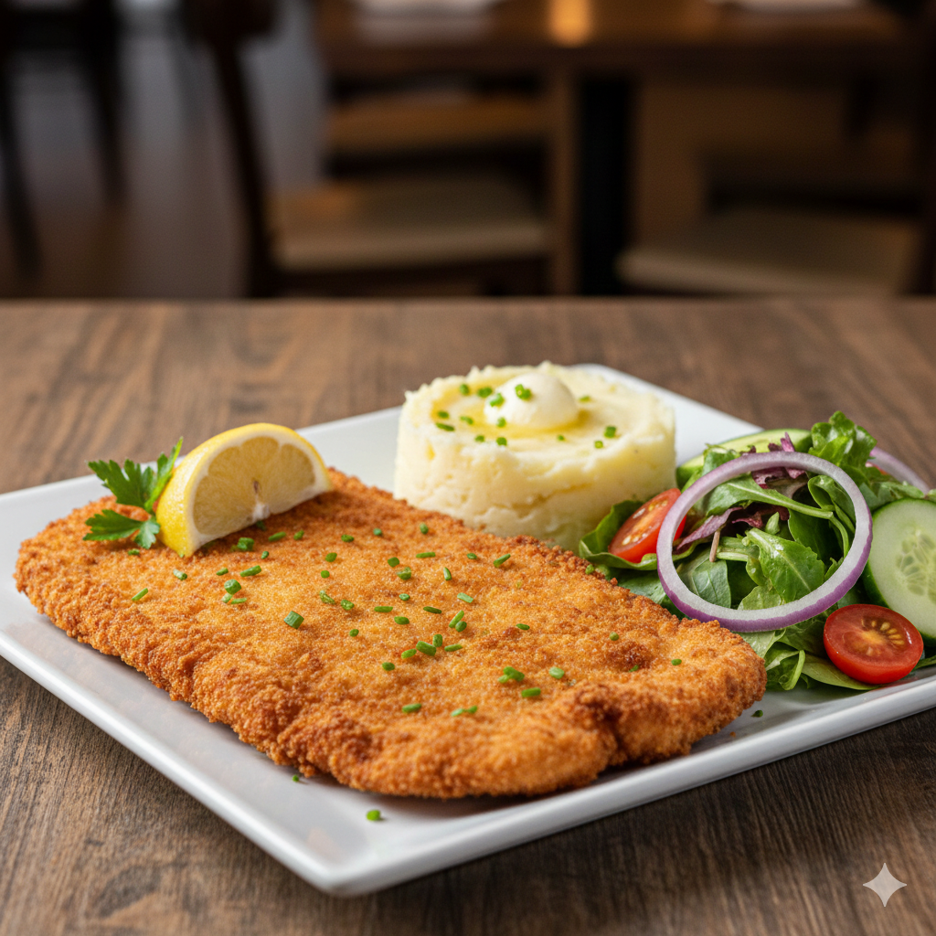 Milanesa con guarnición